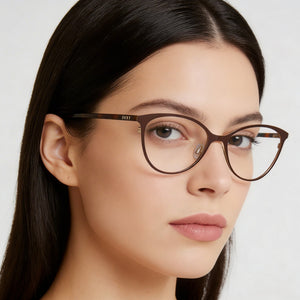 DKNY Dk3001 Brown Eyeglasses Women — lifestyle wear, reading and close-up activities