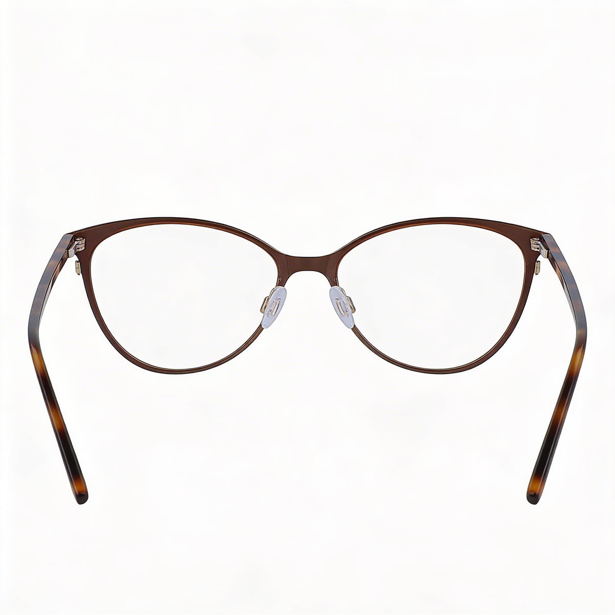 DKNY Dk3001 Gafas Ovaladas Marrón Oscuro para Mujer, Metal 51mm, Photo 3