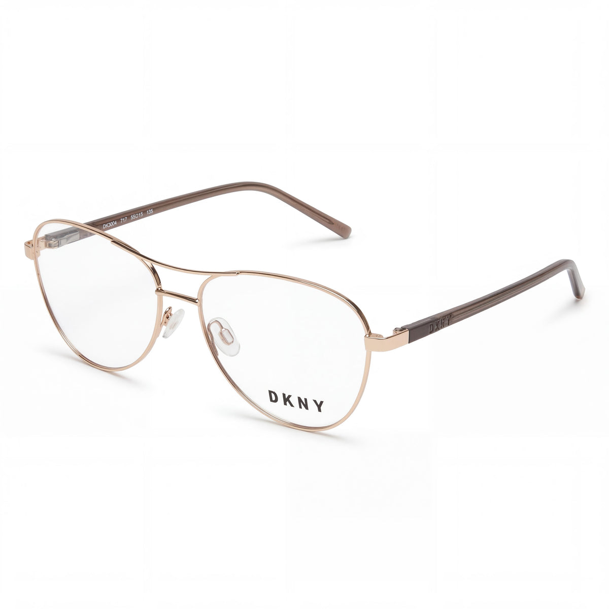 DKNY DK3004 46642 Gafas de Aviador Negras para Mujer, Acetato 55mm, Photo 1
