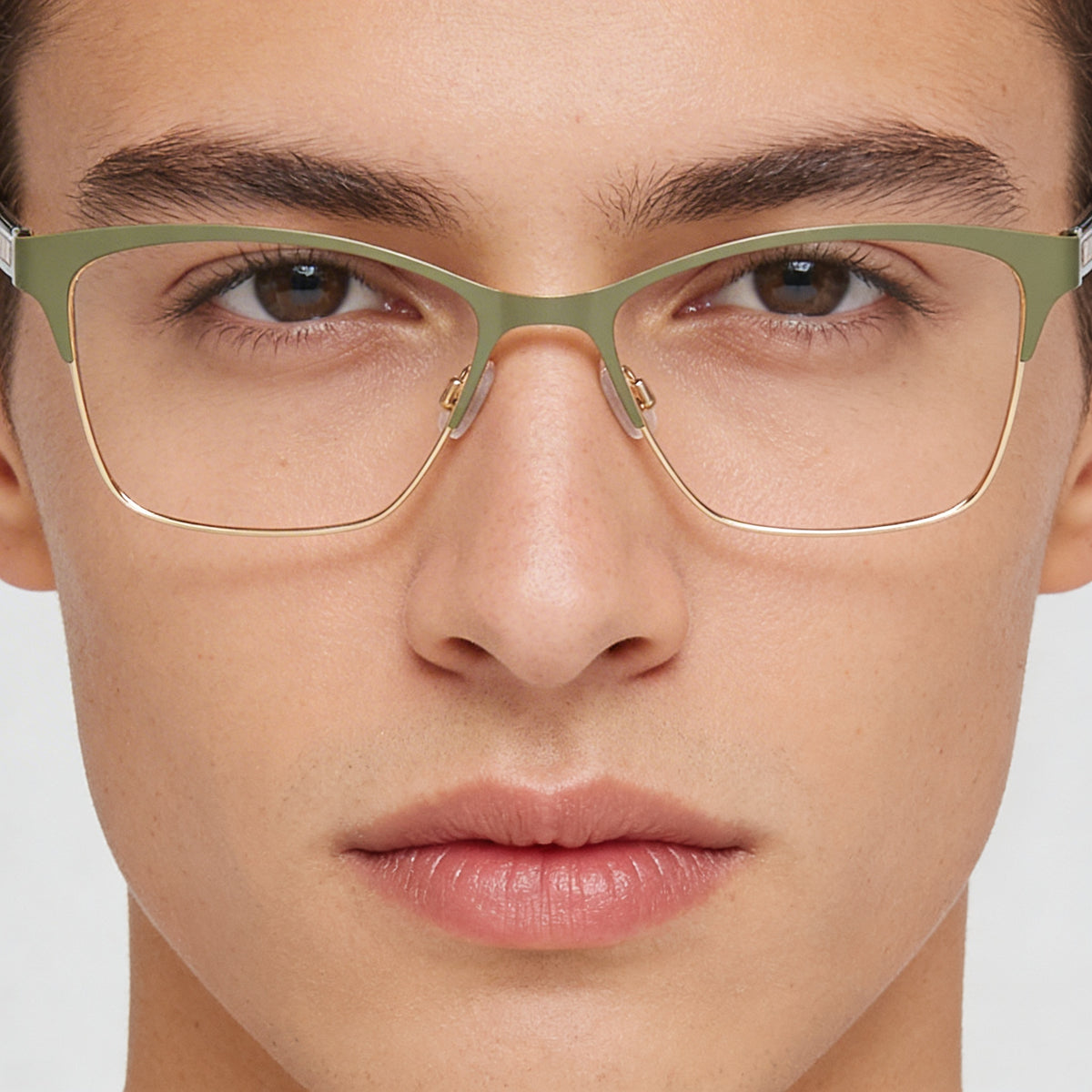 Gafas rectangulares unisex DKNY Dk3008 verdes, 53 mm, Photo 4