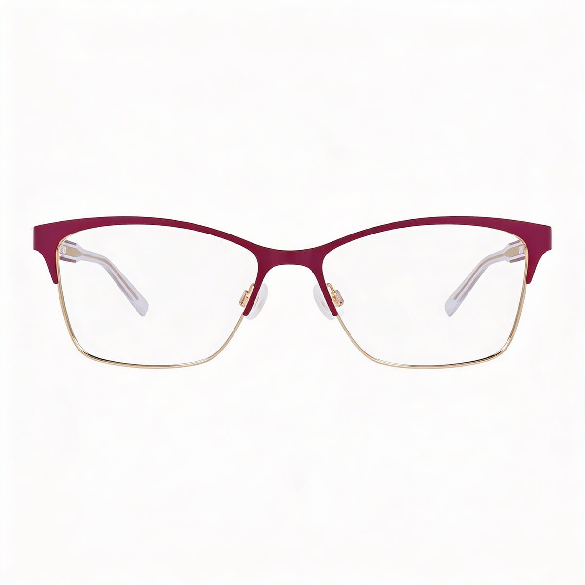 DKNY DK3008 Plum/Gold Rectangle Eyeglasses for Women, 53mm, Photo 2