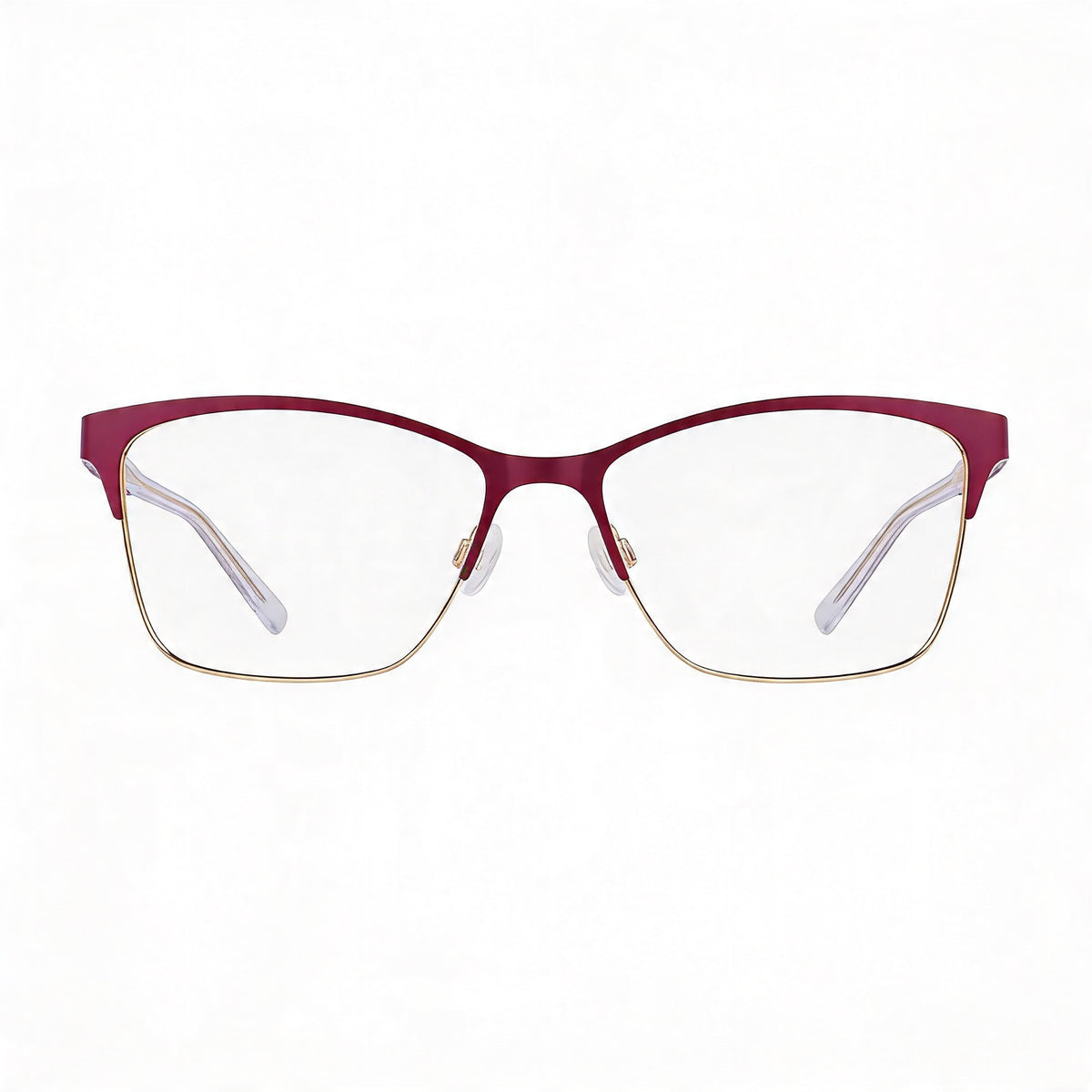 DKNY DK3008 Plum/Gold Rectangle Eyeglasses for Women, 53mm, Photo 2