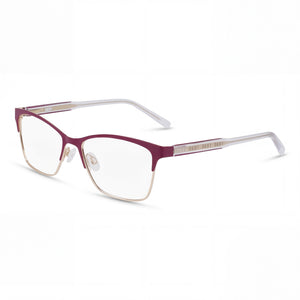 DKNY DK3008 Plum/Gold Rectangle Eyeglasses for Women, Acetate frame
