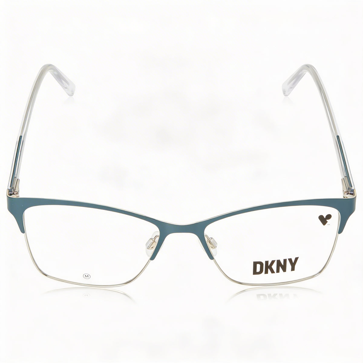 Gafas rectangulares unisex DKNY Dk3008 verde/plateado, 53 mm, Photo 3