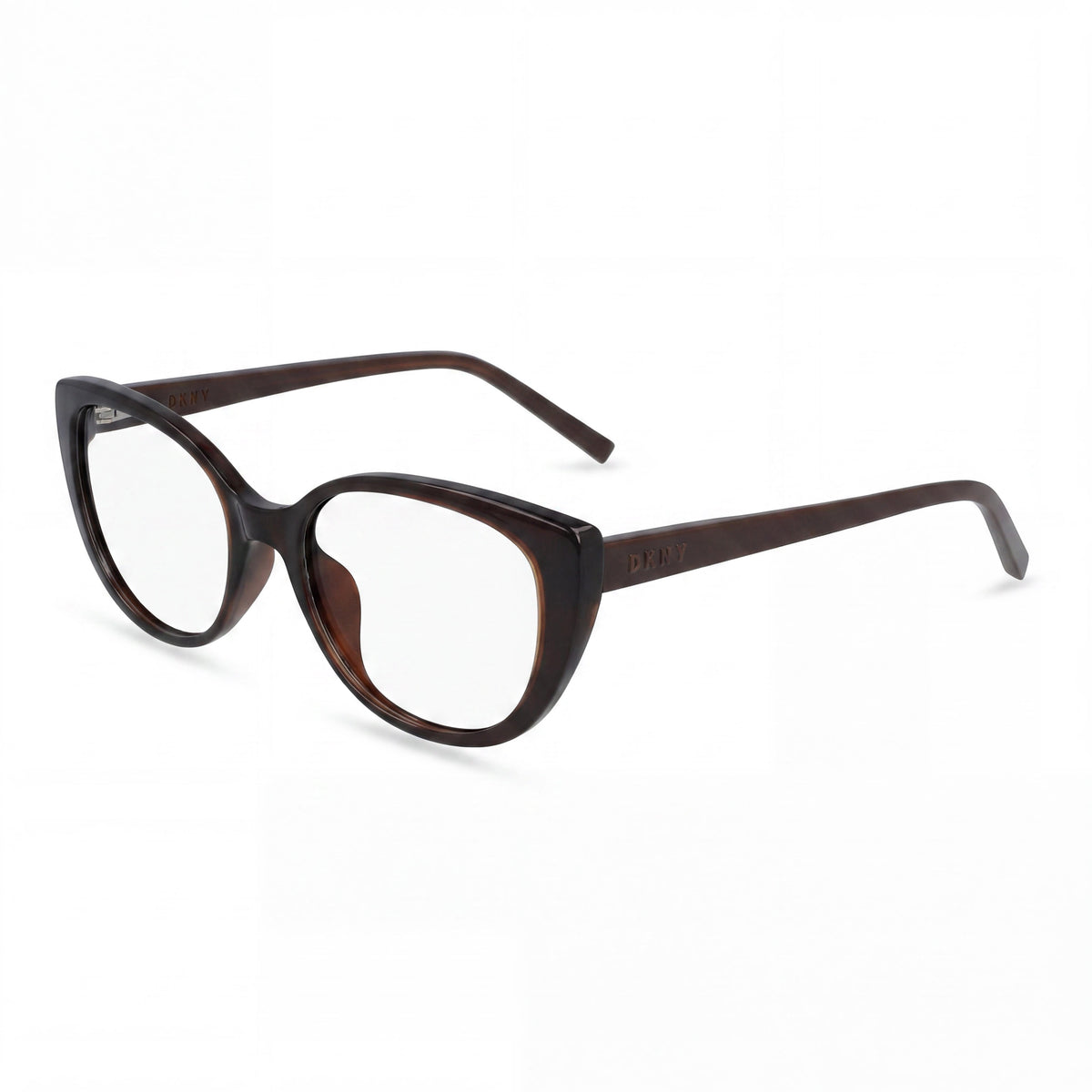 DKNY Dk5004 Gafas de Mujer de Ojo de Gato Marrones, Metal 50mm, Photo 1