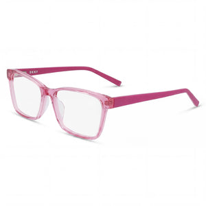 DKNY DK5038 Crystal Berry Rectangle Eyeglasses Unisex, Metal frame