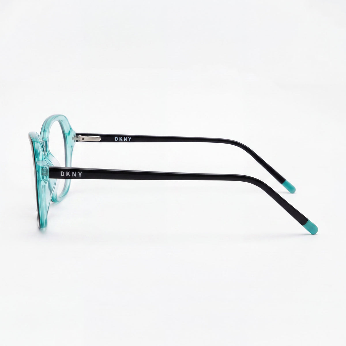 Gafas unisex rectangulares DKNY DK5047 Black Aqua, 52 mm, Photo 3