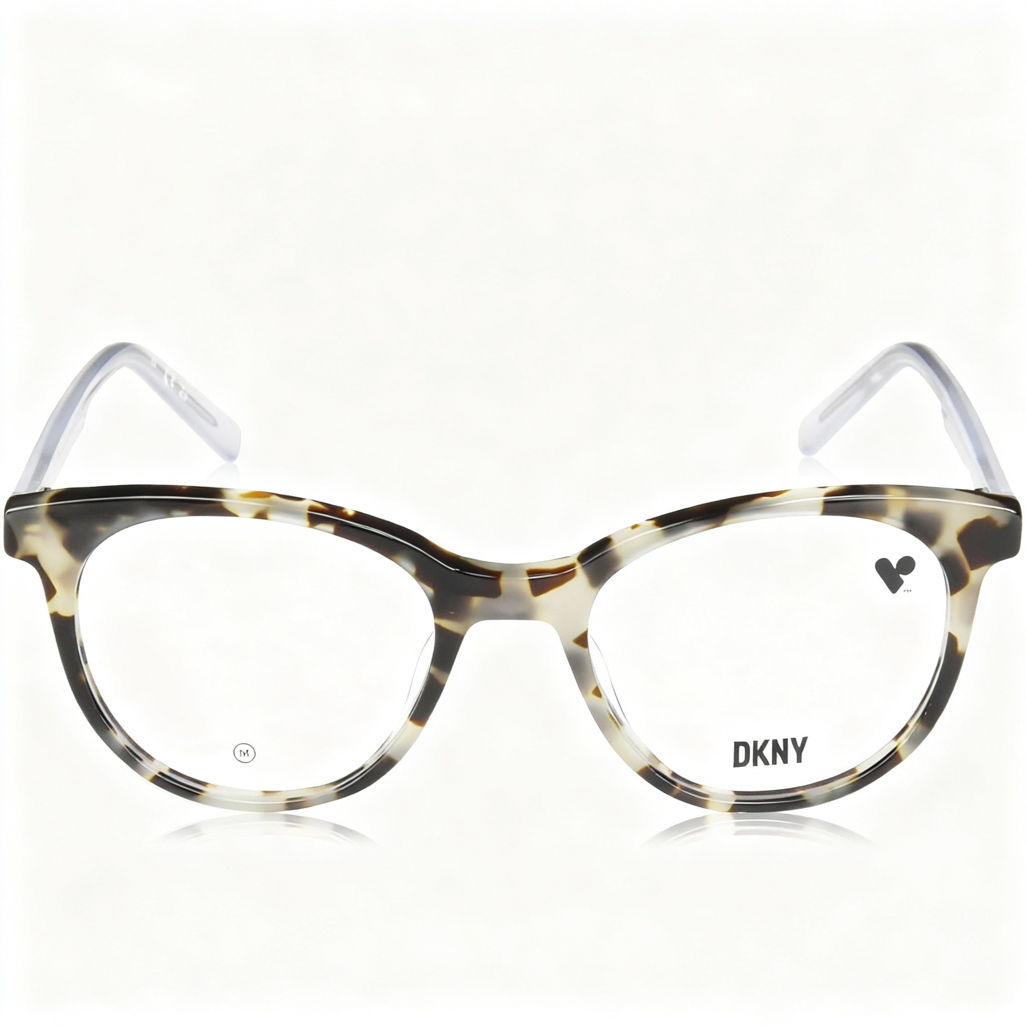 DKNY DK5050 Bone Tortoise Square Eyeglasses Unisex, Acetate, 50mm, Photo 2
