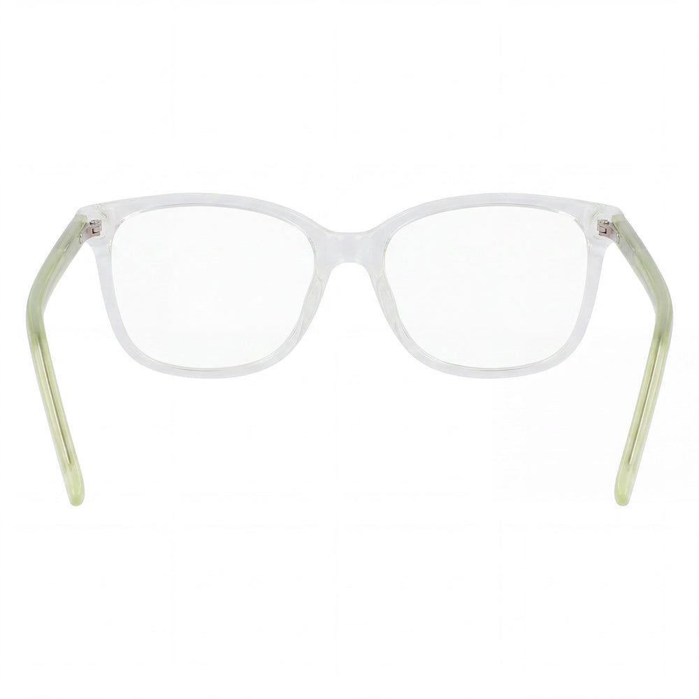 DKNY Dk5052 Women's Eyeglasses with Propionate Frame Material, Crystal Clear Finish, and 53mm Lens Width