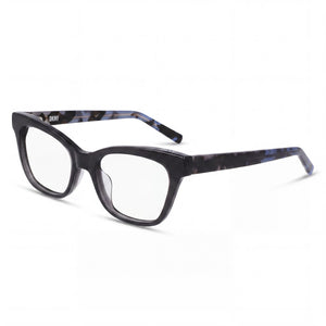DKNY Dk5053 Crystal Carbon Cat Eye Eyeglasses for Unisex, Metal frame