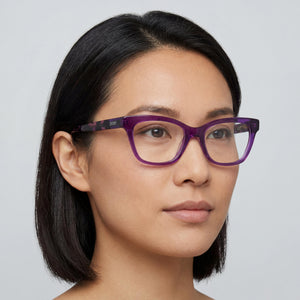 DKNY Dk5053 Violet Eyeglasses Unisex — lifestyle wear, office and reading