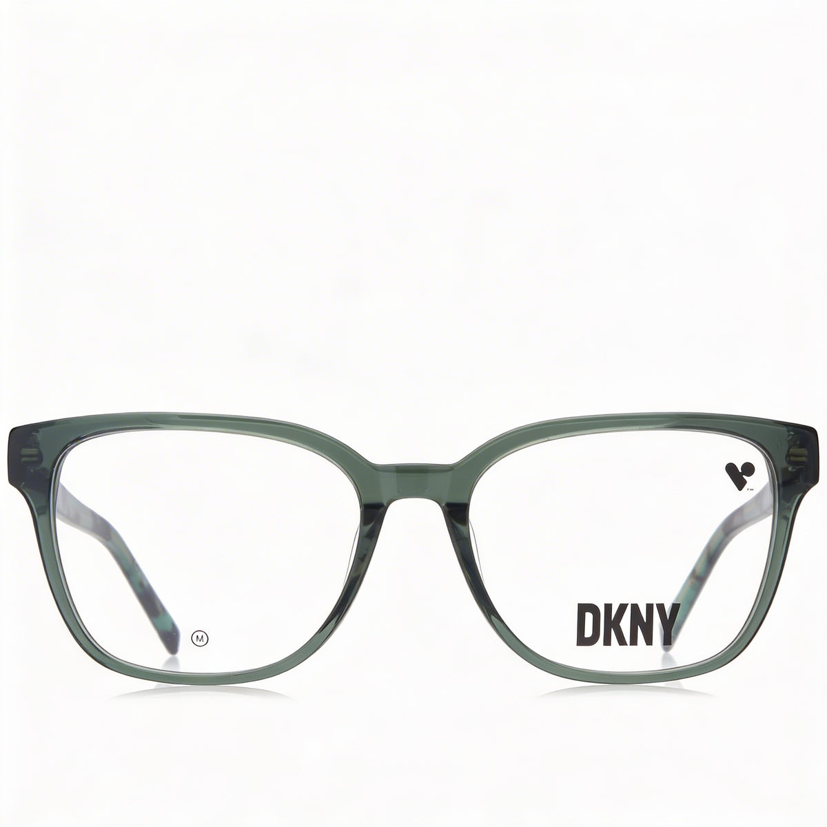 DKNY DK5054 Gafas Rectangulares Havana Verdes Unisex, Acetato 54mm, Photo 3