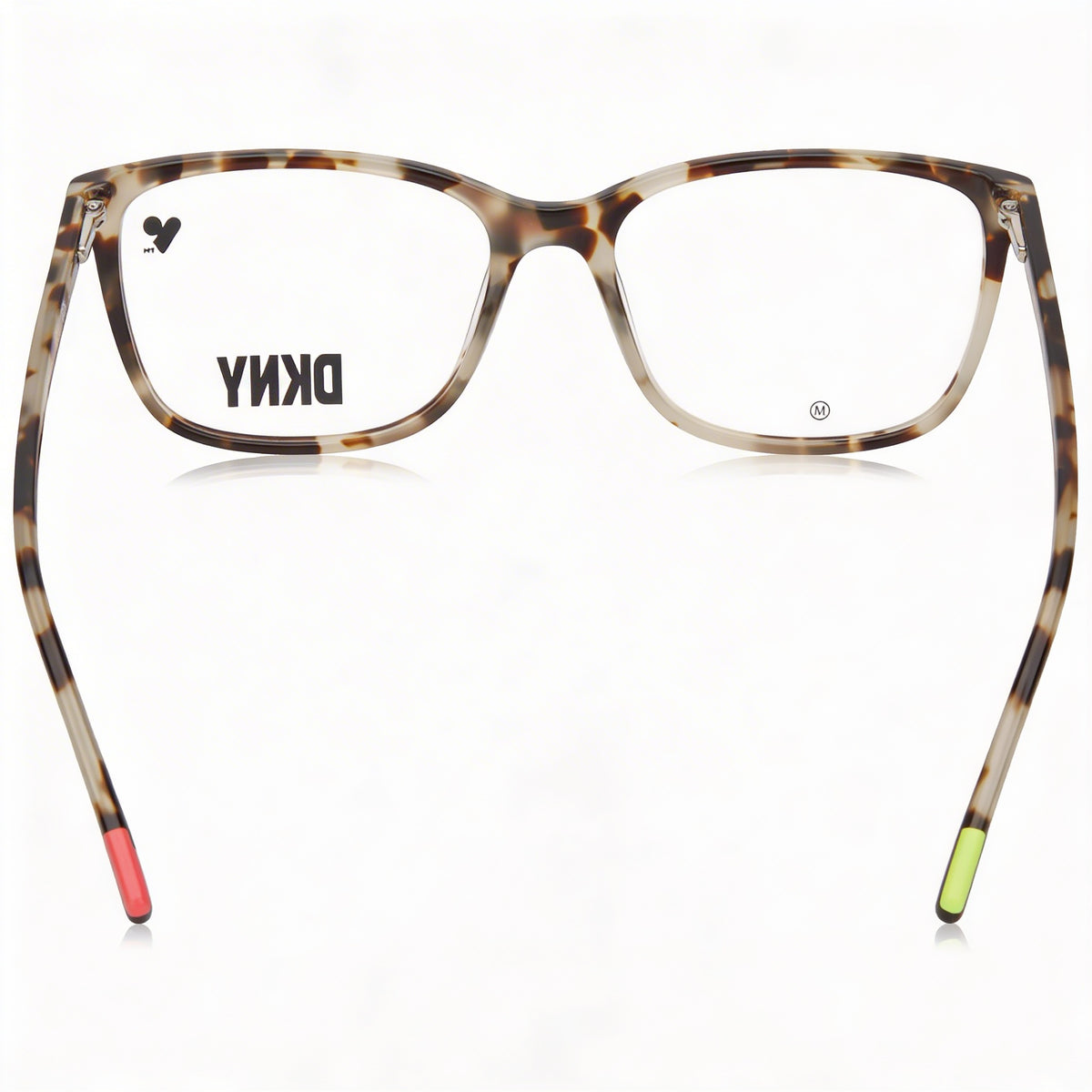 DKNY DK5055 Gafas rectangulares Bone Tortoise para mujer, acetato 53 mm, Photo 4