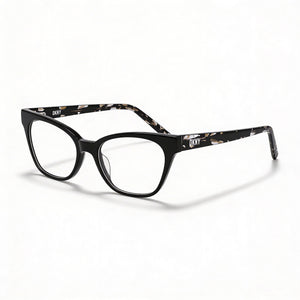 DKNY DK5058 Black Cat Eye Eyeglasses for Women, Acetate frame