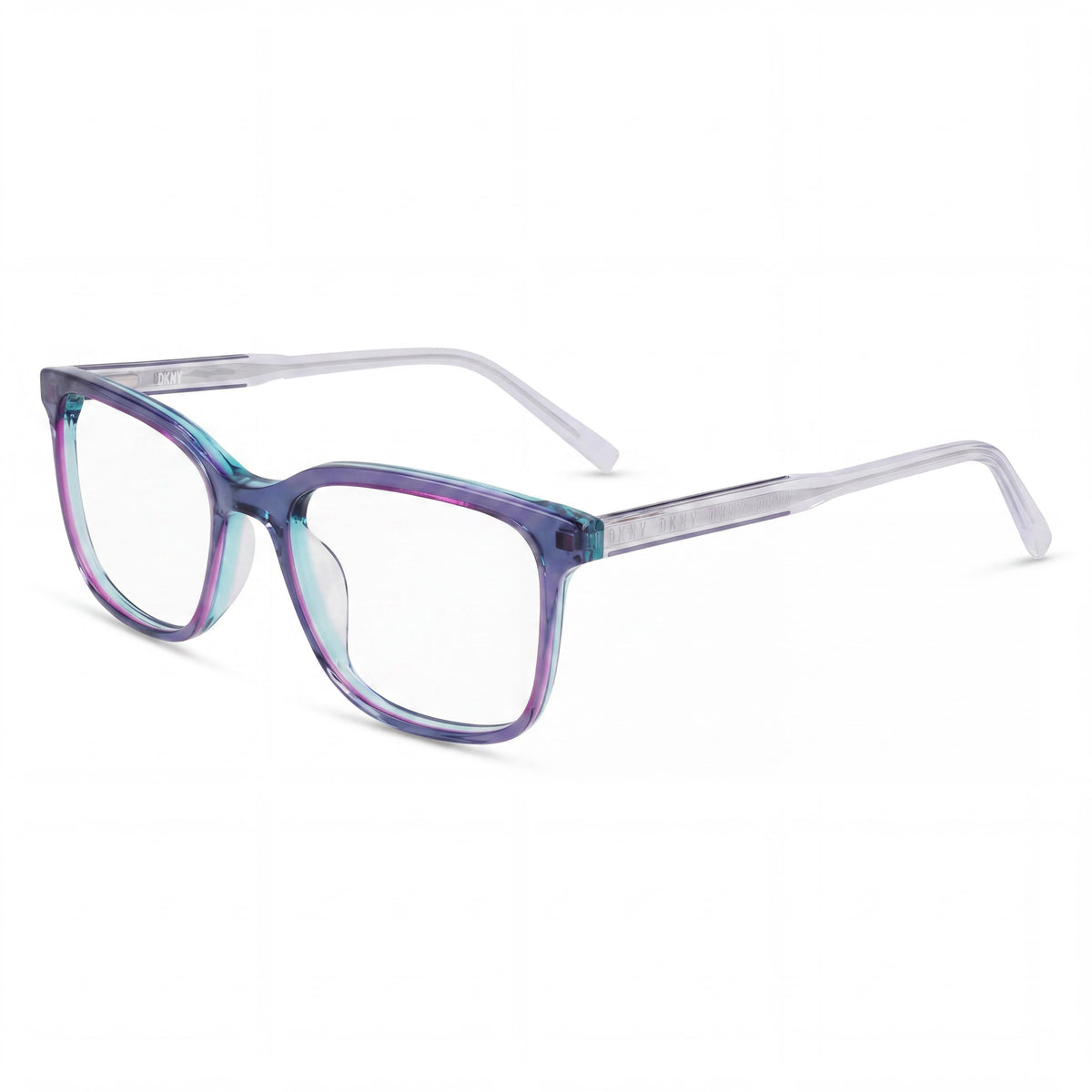 Gafas DKNY DK5065 rectangulares azules para mujer, de acetato de 52 mm, Photo 1
