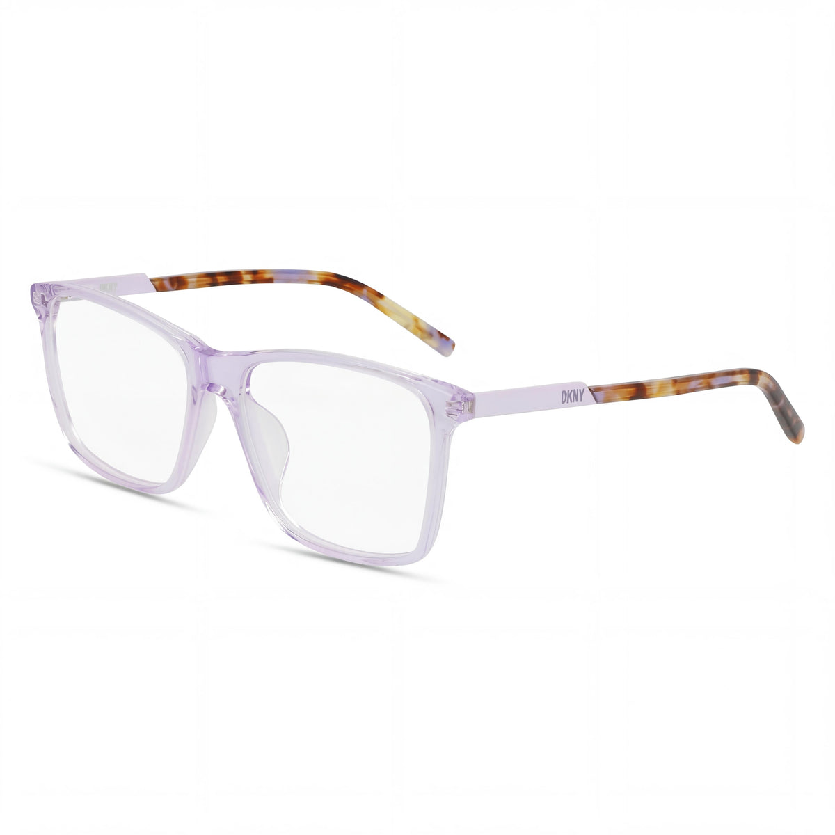 DKNY Dk5067 Gafas de Mujer Rectangulares de Acetato en color Lila con Cristales, Photo 1