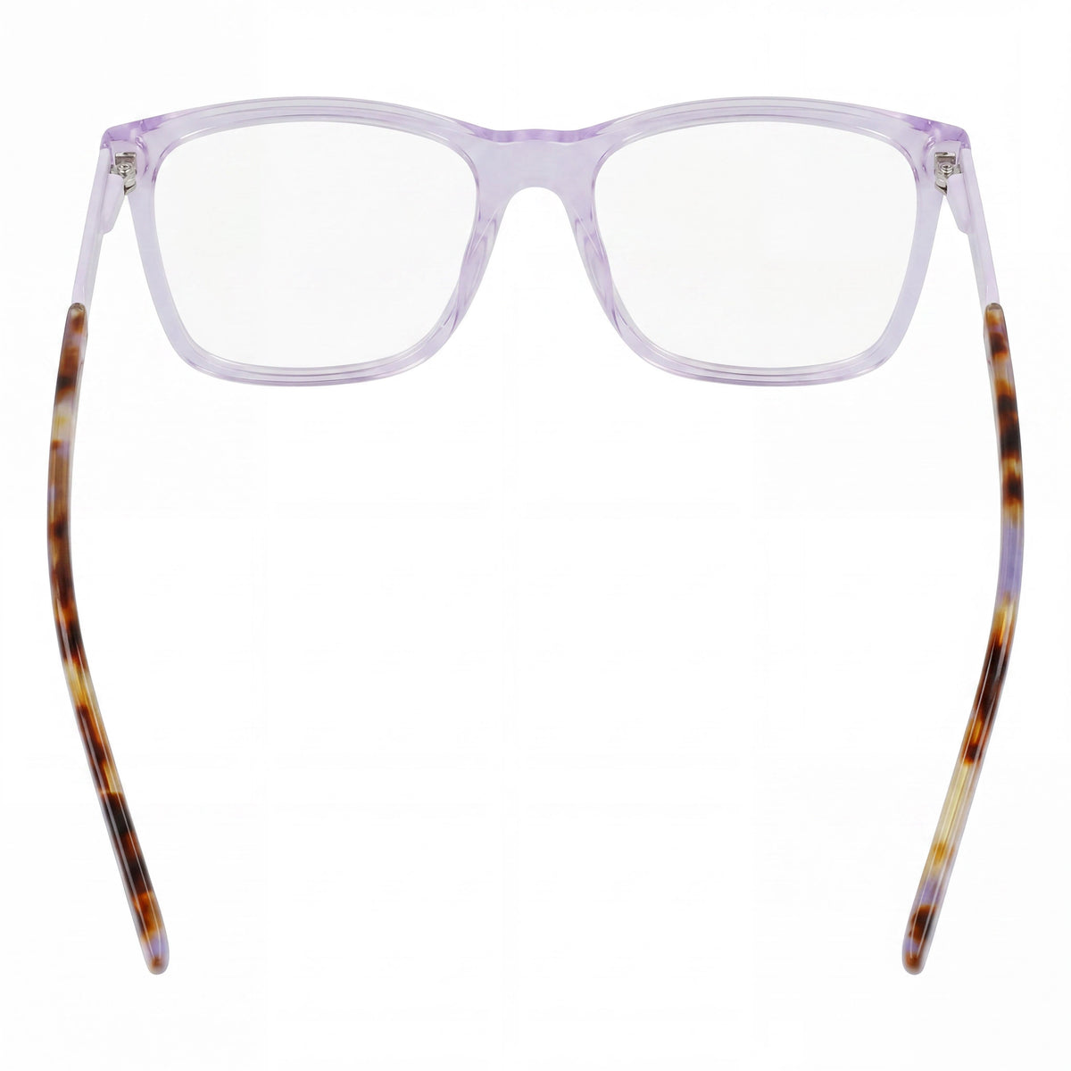 DKNY Dk5067 Lilac Crystal Rectangle Eyeglasses for Women, Acetate 53mm, Photo 3