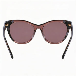 DKNY Dk533s Cat Eye Sunglasses Women — side view, Non-Polarized Black lens
