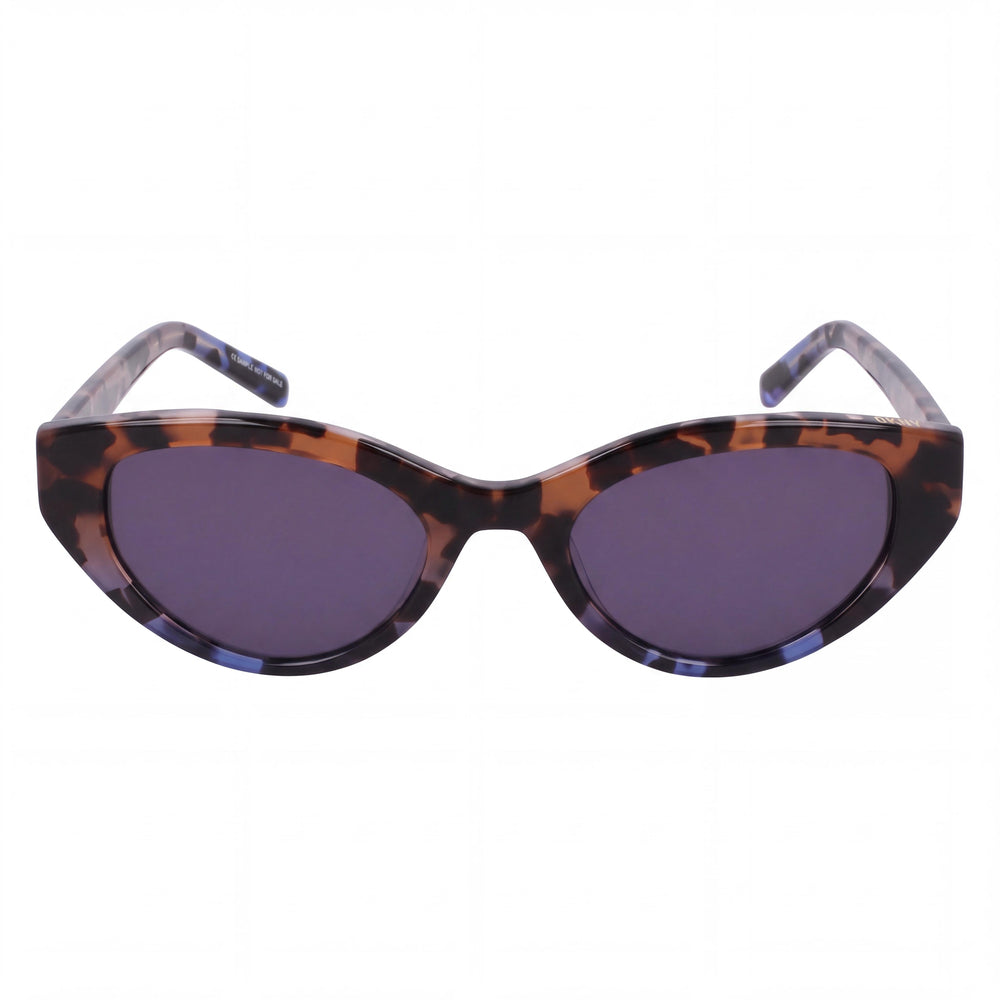DKNY Dk548s Cat Eye Sunglasses for Women — front view, Stainless Steel frame