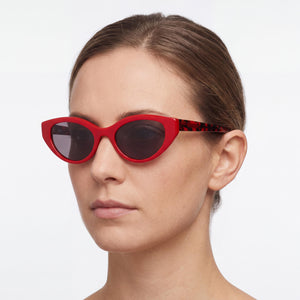 DKNY DK548S Red Sunglasses Women — lifestyle wear, sunny weather accessory
