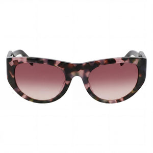 DKNY Dk550s Oval Sunglasses for Women — front view, Plastic frame