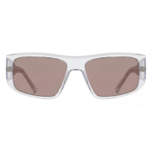 DKNY Dk555s Rectangle Sunglasses for Women — front view, Plastic frame