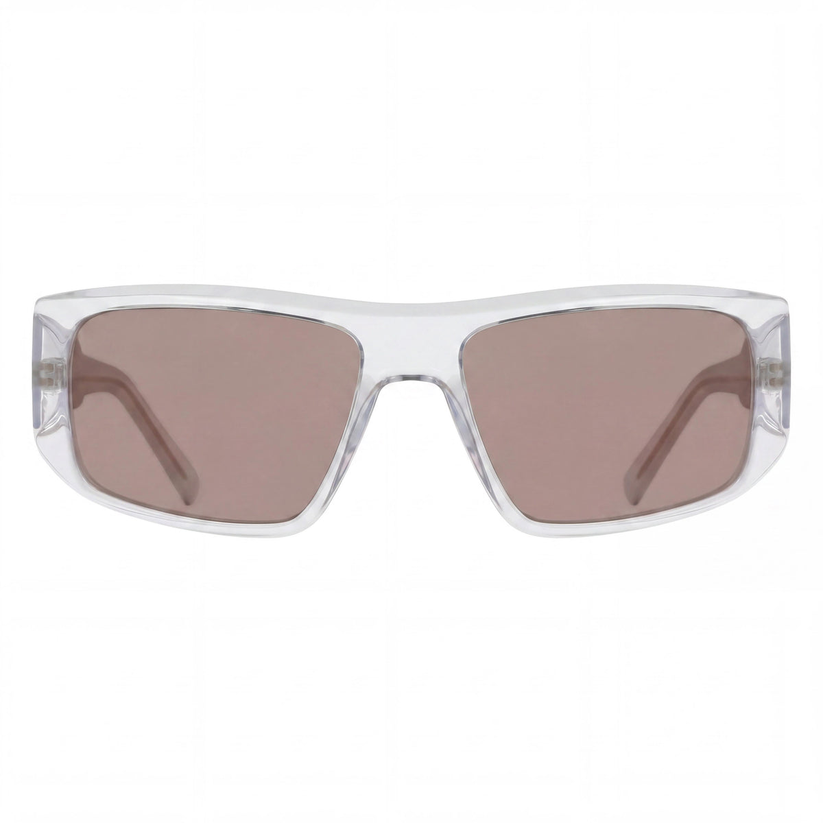 DKNY Dk555s Crystal Clear Rectangle Sunglasses for Women, 57mm, Photo 2