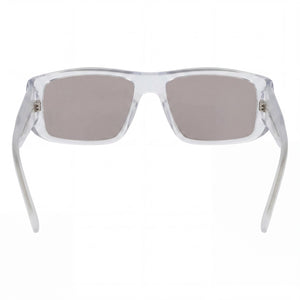 DKNY Dk555s Rectangle Sunglasses for Women — interior view, Non-Polarized lens detail
