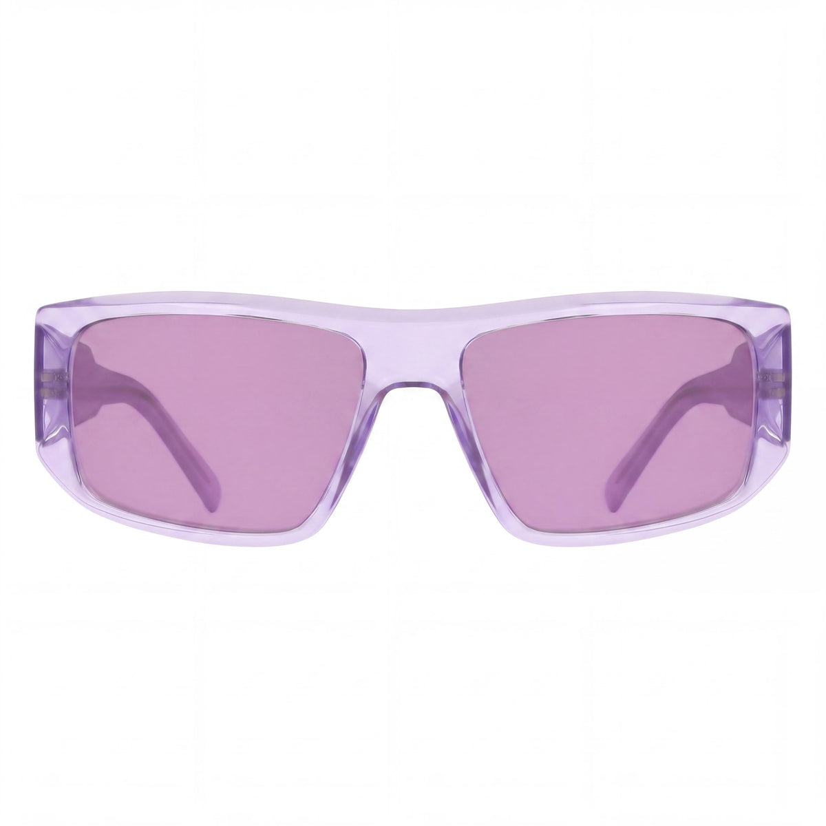 Gafas de sol rectangulares DKNY Dk555s color lila cristal para mujer, 57 mm, Photo 2