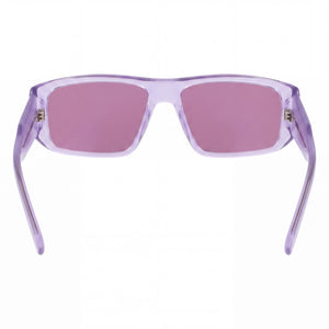 DKNY Dk555s Rectangle Sunglasses for Women — interior view, Non-Polarized lens detail