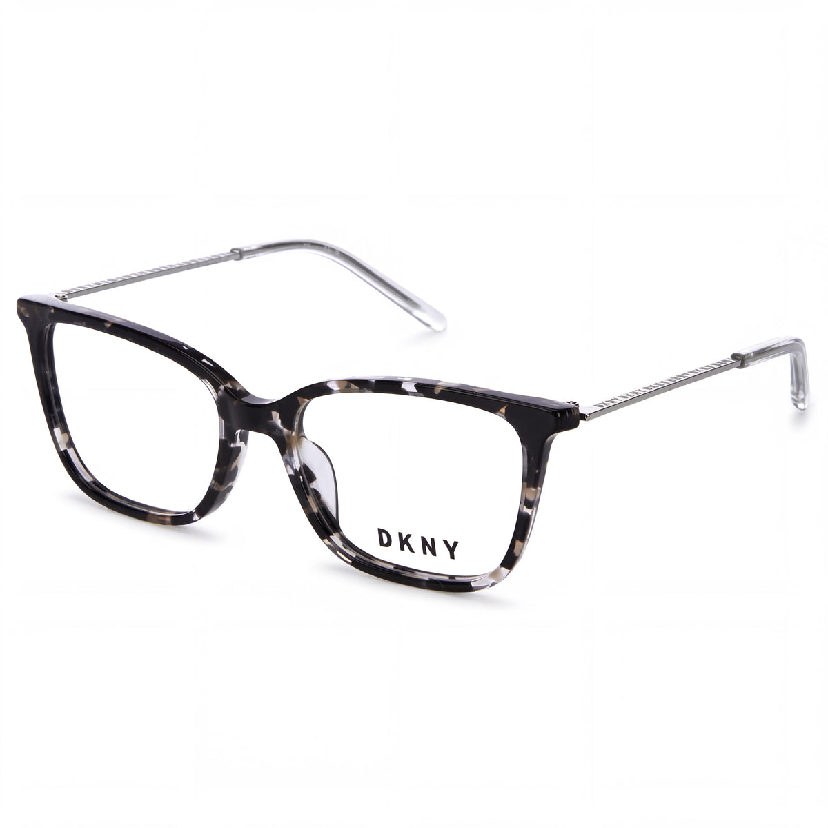 DKNY Dk7008 Gafas Rectangulares Unisex Negro Havana, Acero Aleado 52mm, Photo 1