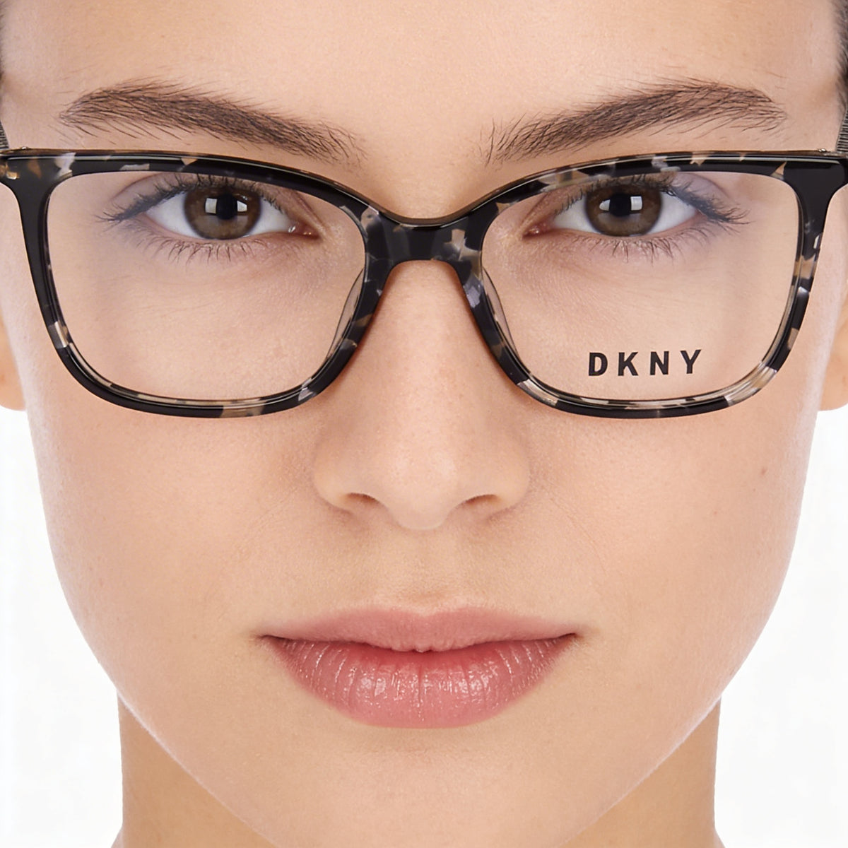 DKNY Dk7008 Gafas Rectangulares Unisex Negro Havana, Acero Aleado 52mm, Photo 4