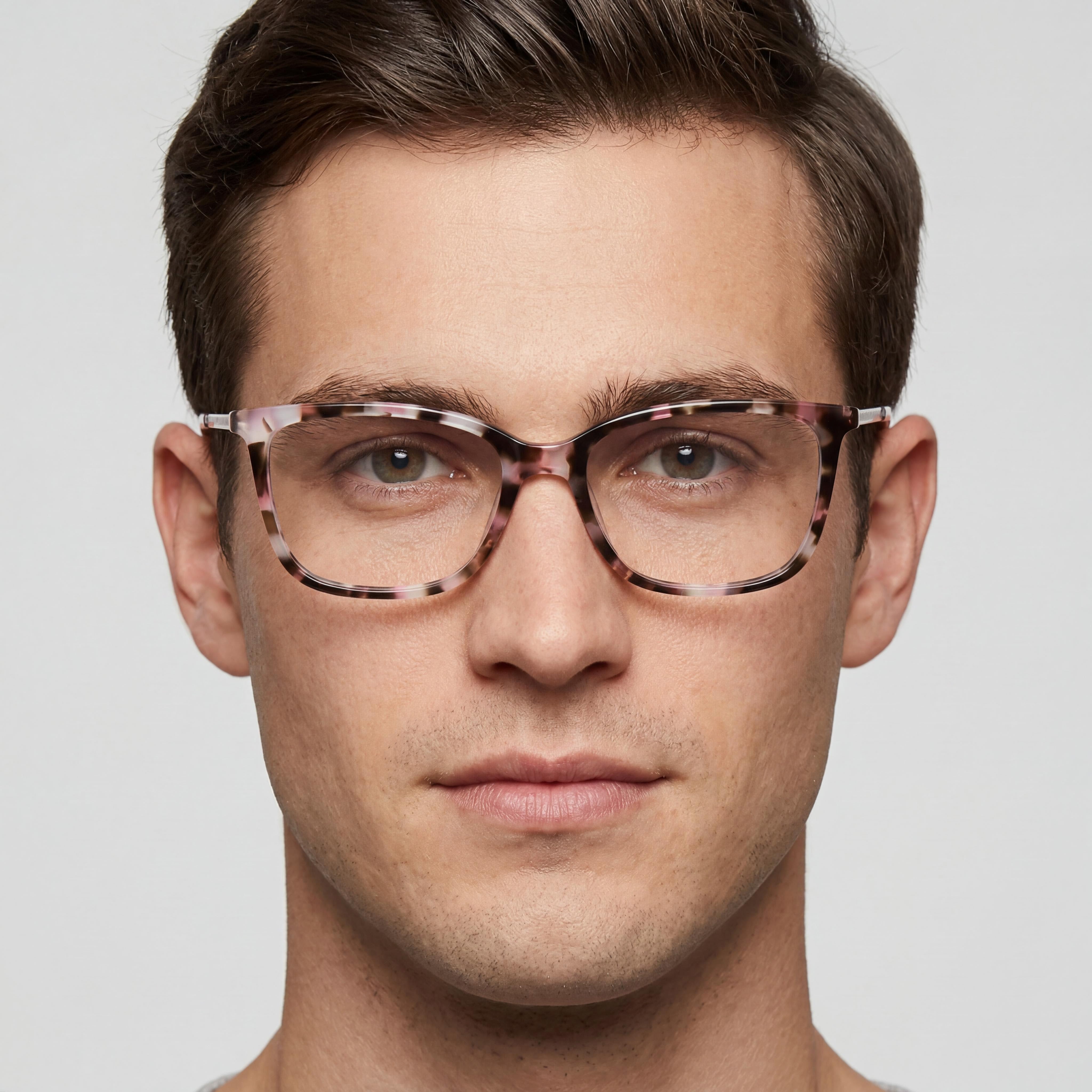 DKNY DK7008 Gafas Cuadradas Rosas Tortoise Unisex, Acero Aleado 52mm, Photo 4