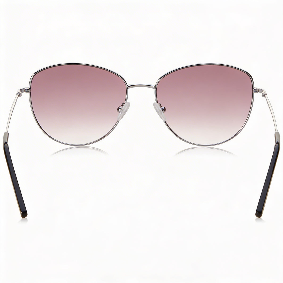 Gafas de sol DKNY DK103S ovaladas de metal color ciruela para mujer, 56 mm, Photo 4