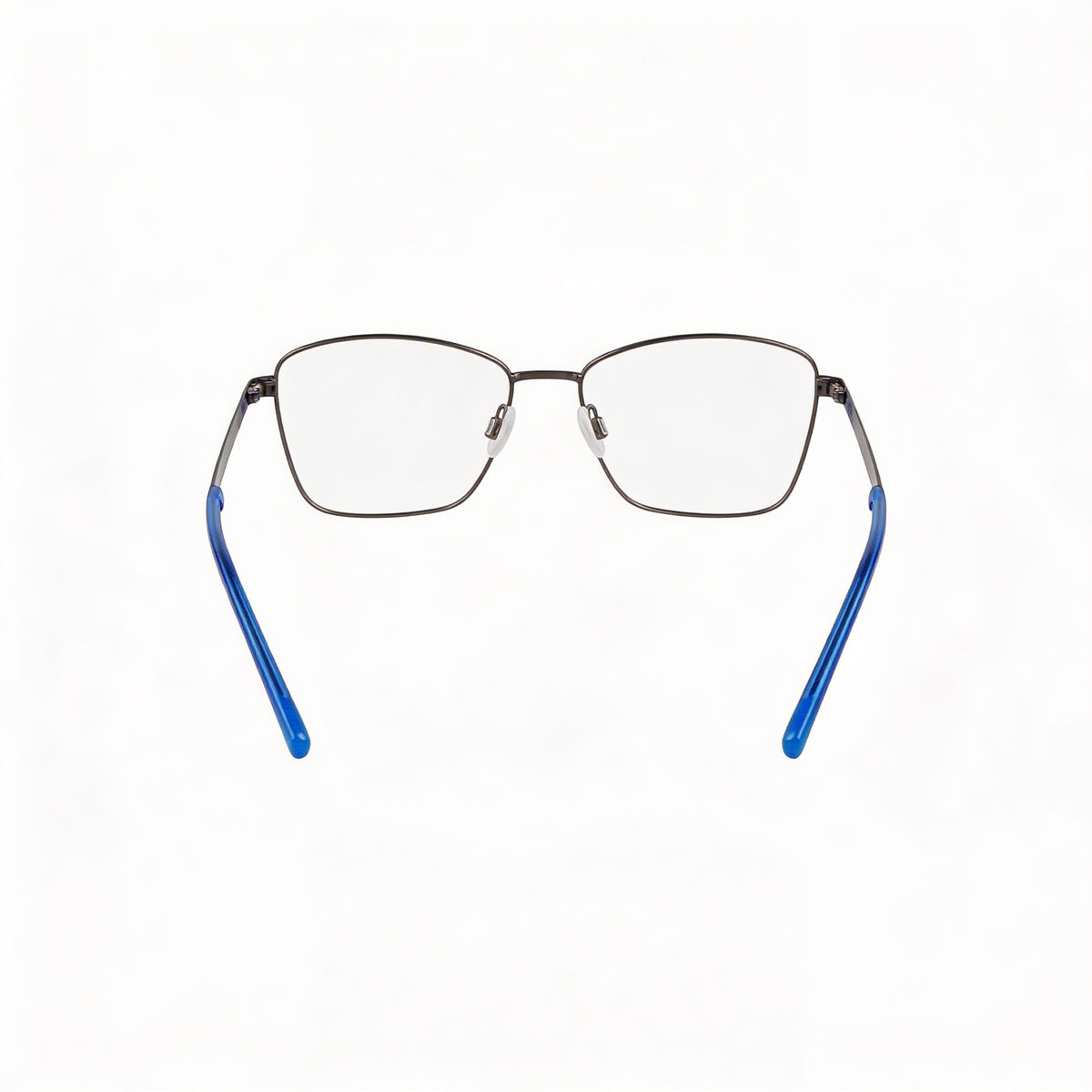 DKNY Gafas rectangulares de satén gris plomo para mujer, Acetato, Photo 3