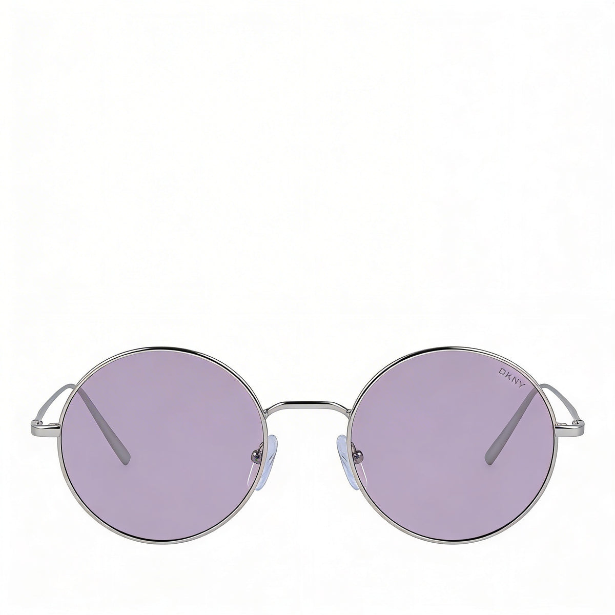 Gafas de sol redondas DKNY plateadas/moradas para mujer, 47 mm, Photo 2