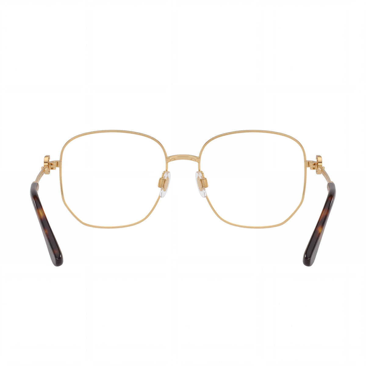 Dolce & Gabbana 1356 Gold Rectangle Eyeglasses Unisex, Photo 3