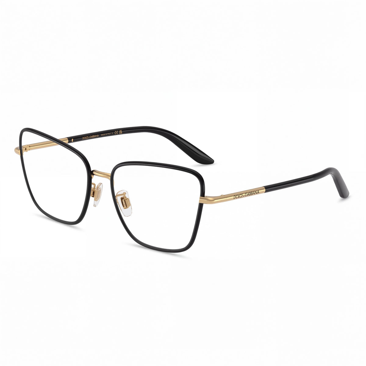 Dolce & Gabbana Classic Minimalist Black Eyeglasses Unisex, Photo 1