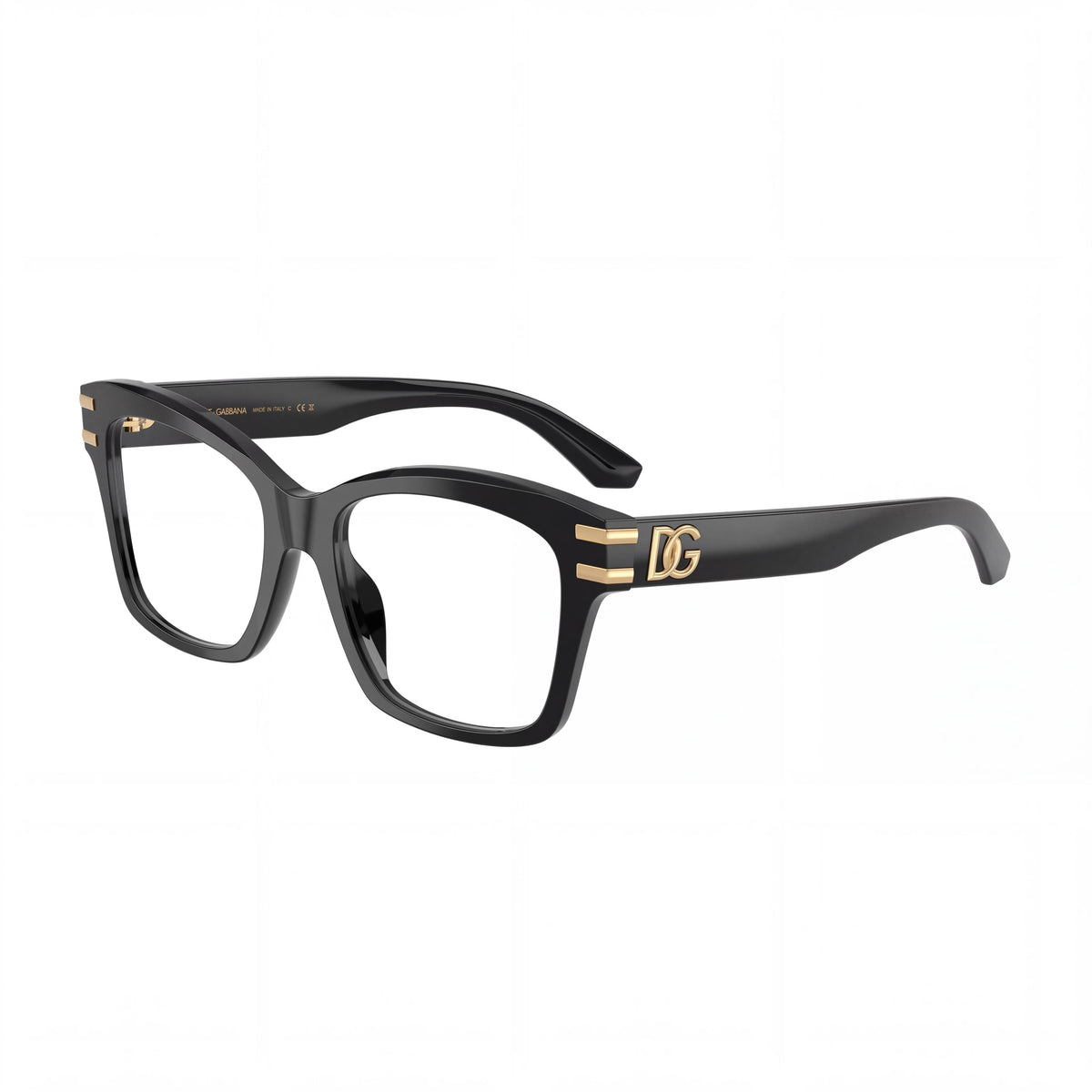 Gafas graduadas unisex cuadradas Dolce & Gabbana DG 3419 negras, Photo 1