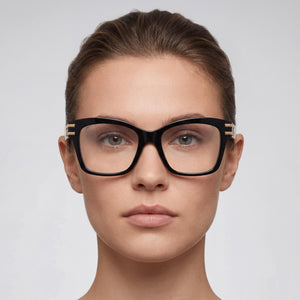Dolce & Gabbana DG 3419 Square Eyeglasses for Unisex — interior view, demo lenses