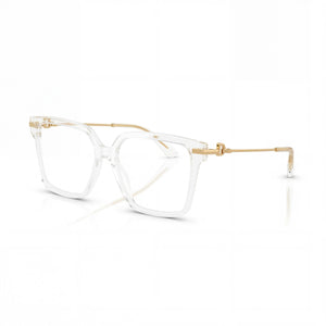 Dolce & Gabbana Dg3397 Crystal Rectangle Eyeglasses for Women, Acetate frame