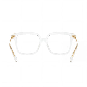 Dolce & Gabbana Dg3397 Rectangle Eyeglasses for Women — interior view, Plastic demo lenses