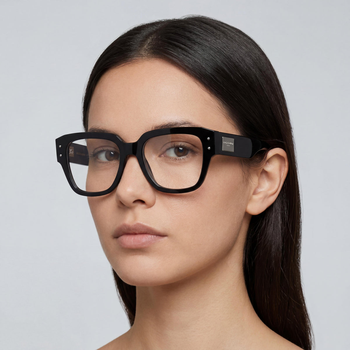Gafas graduadas cuadradas unisex Dolce & Gabbana DG3405 501 negras, Photo 4