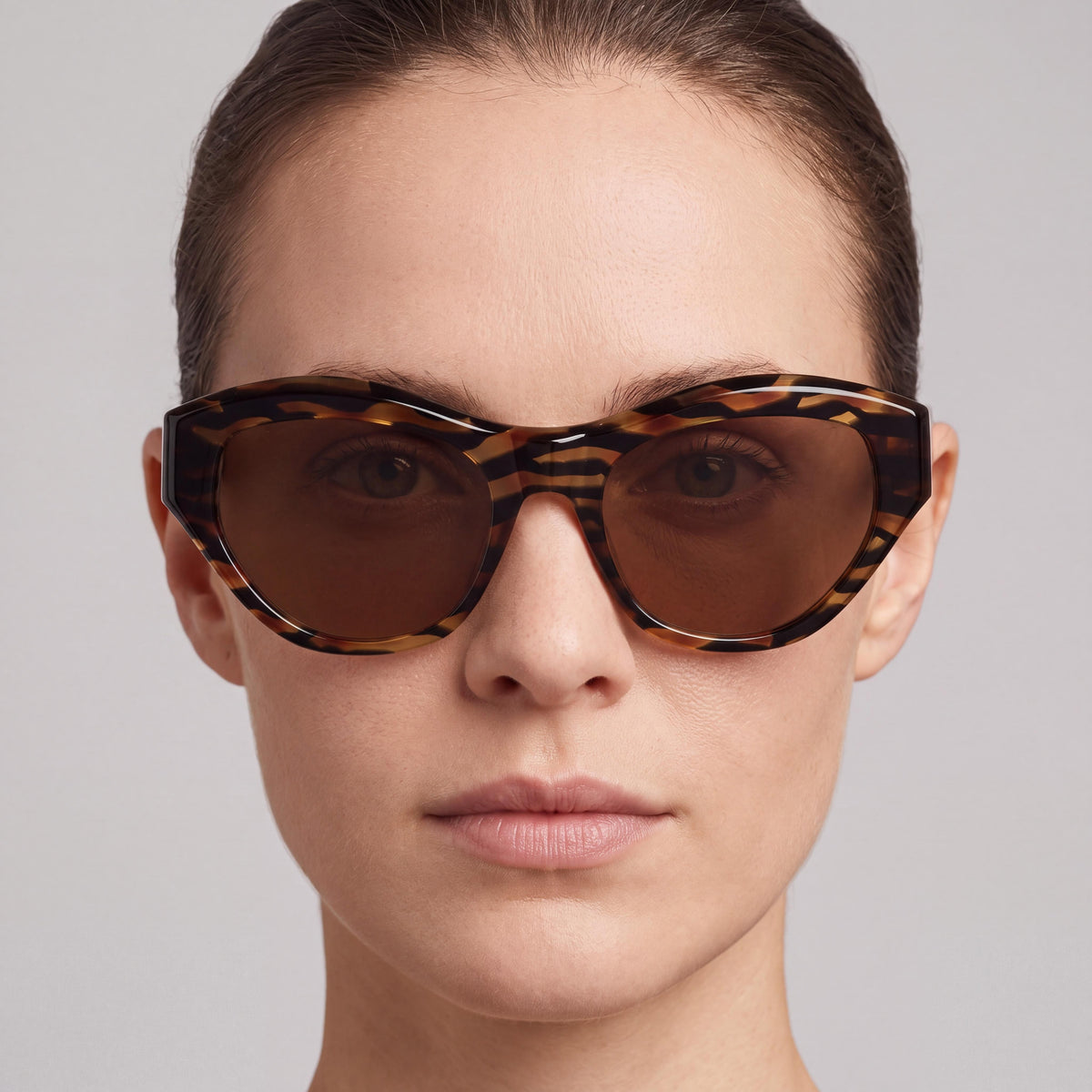 Gafas de sol para mujer Donna Karan Do517s ojo de gato color marrón, 54mm, Photo 5
