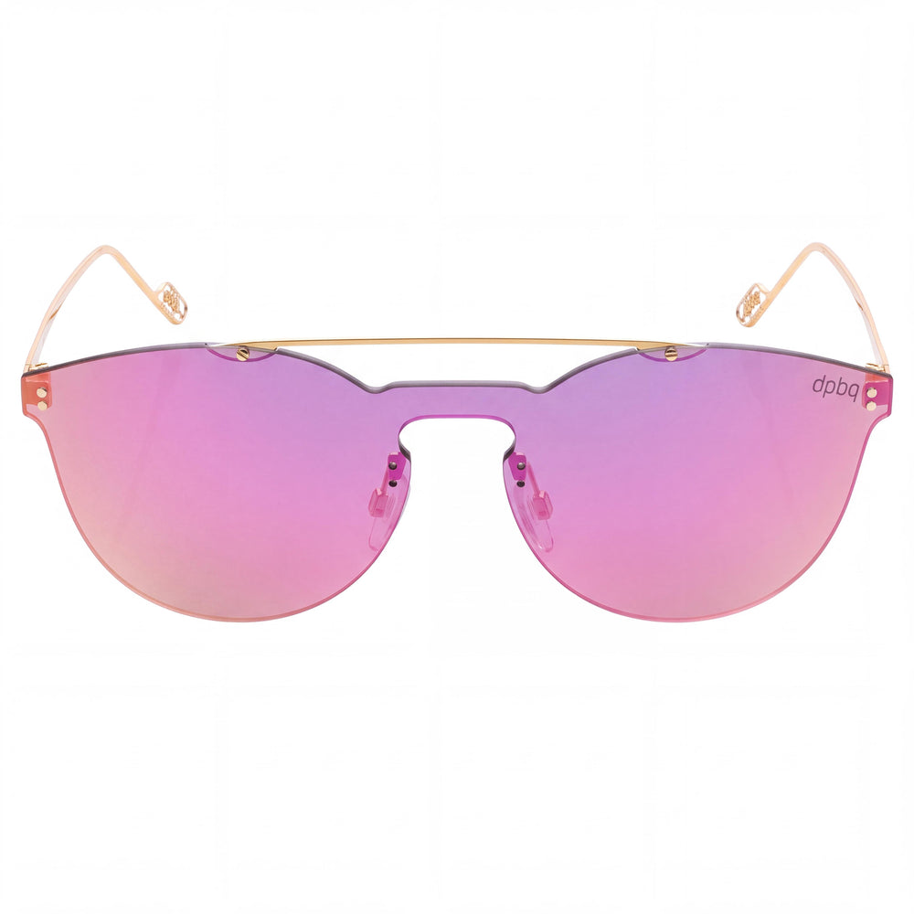 DP69 Dps100-074 Aviator Sunglasses for Women — front view, Composite frame