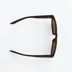 Dragon Alliance Dr Rune Rectangle Sunglasses Unisex — side view, Non-Polarized Bronze lens