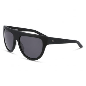 Dragon Alliance Modern Black Rectangle Sunglasses Unisex, Smoke lens