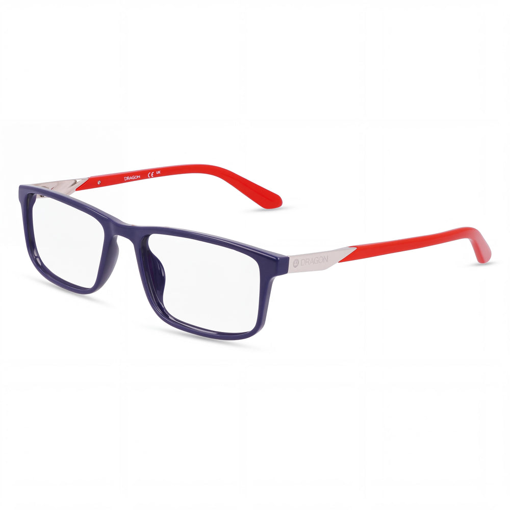 Dragon Dr2044 Blue Rectangle Eyeglasses for Men, Acetate frame
