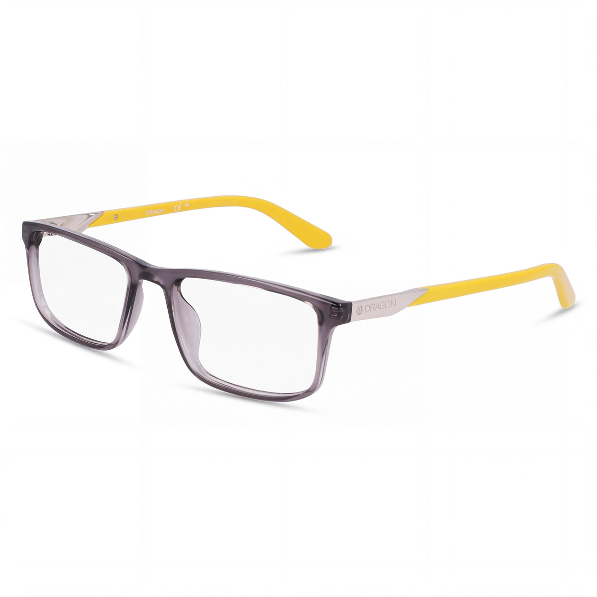 Gafas para hombre DRAGON 2044, montura de acetato gris cristal Dijon, 55 mm, Photo 1