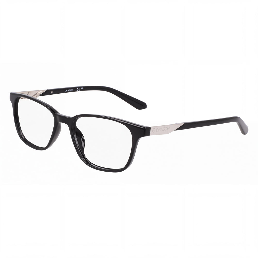 Dragon Dr2045 Black Rectangle Eyeglasses for Men, Acetate frame